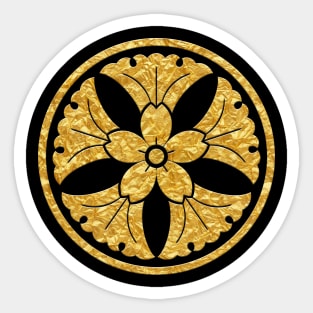 Japanese Mon Ginnan ni Sakura Sticker